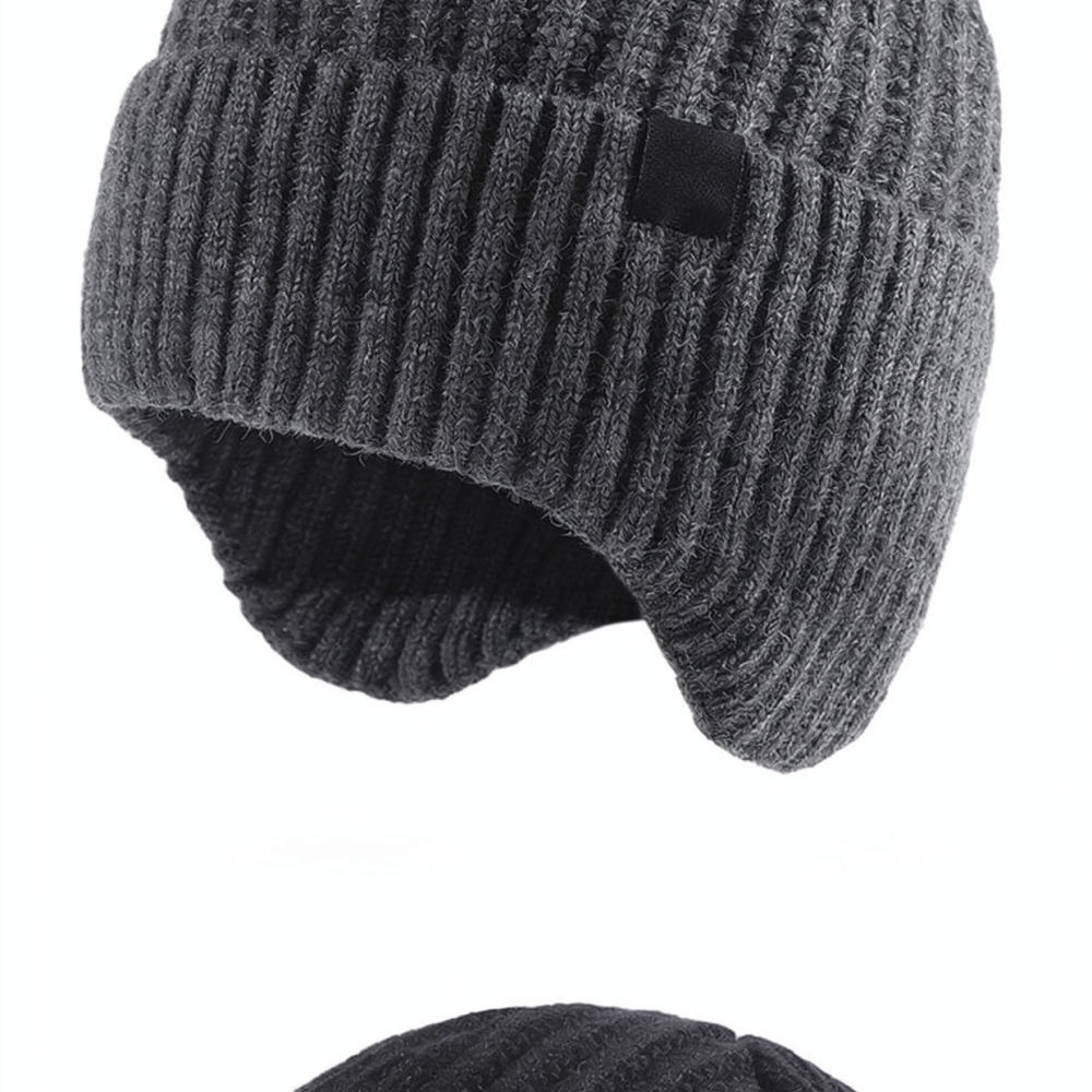 Winter Cycling Commute Gear - طقم شتوي فاخر من الصوف المحبوك،