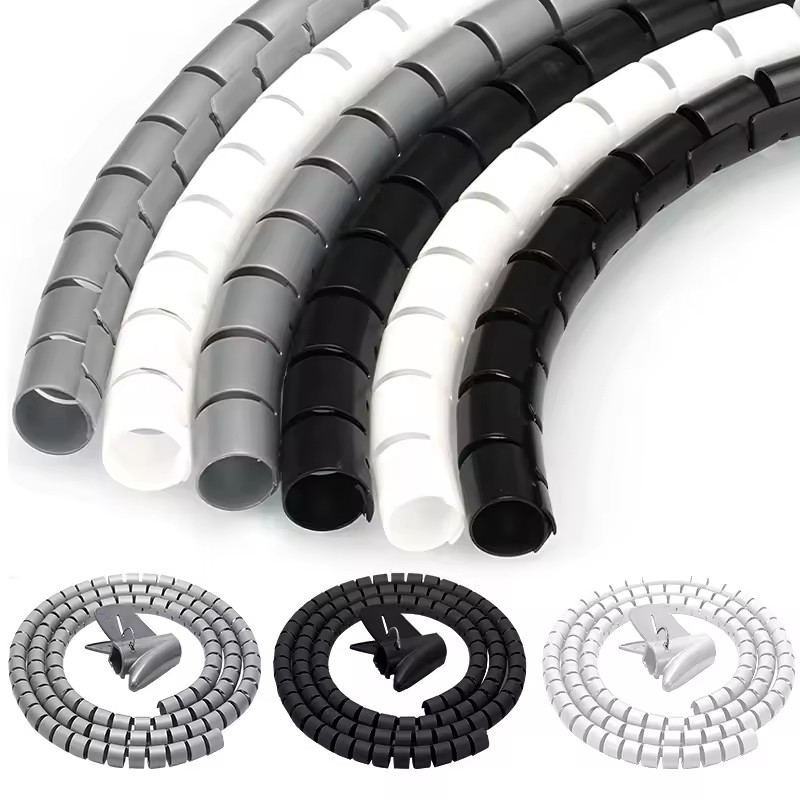 Cable Lock Flexible - 2 متر مرنة دوامة سلك كابل
