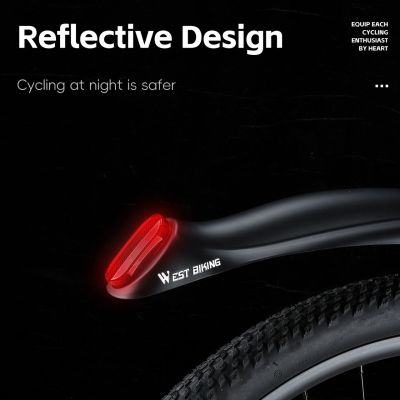 غرب ركوب الدراجات عاكس دراجة ق - مراجعة Fender Mudguard Set وسعره