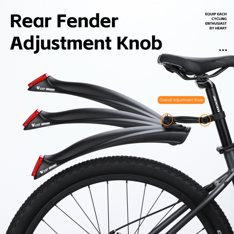 غرب ركوب الدراجات عاكس دراجة ق - مراجعة Fender Mudguard Set وسعره