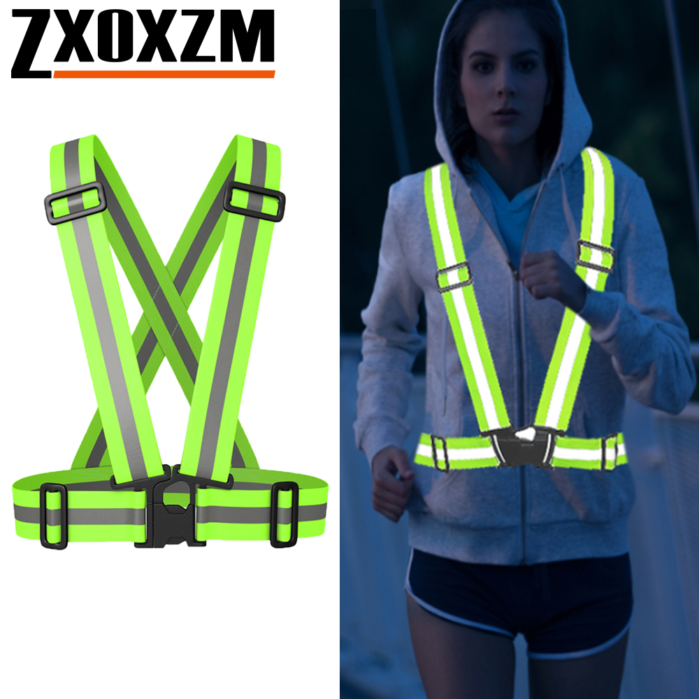 قطعة واحدة من سترة الجري الليل - مراجعة Reflective Vest Cycling وسعره