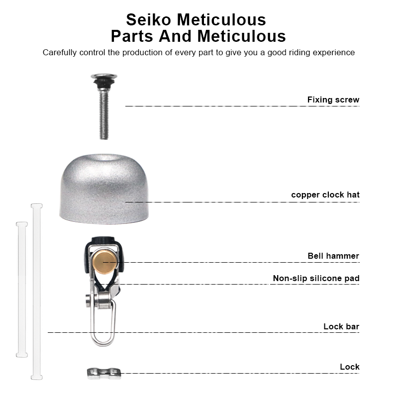 جرس دراجة كلاسيكي عتيق، صوت عا - مراجعة Bell Handlebar Ring وسعره
